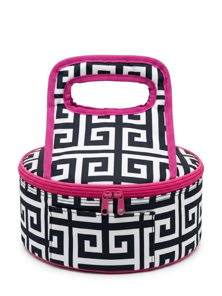 Greek Key Pie & Casserole Carrier