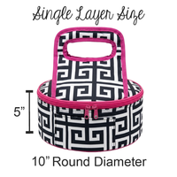 Pie & Casserole Carrier - NAVY/Pink