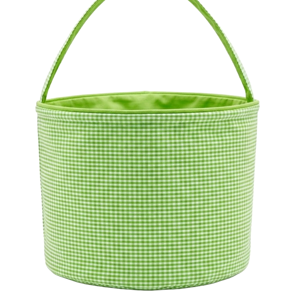 GINGHAM Easter Basket Bucket