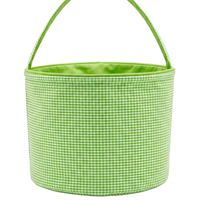 GINGHAM Easter Basket Bucket
