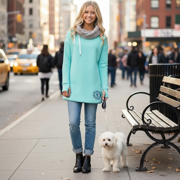 Cowl Neck Sweatshirt