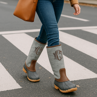 LINEN Duck Boots