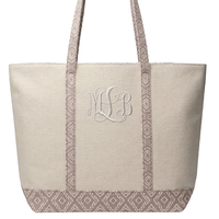 Cabana Club Canvas Tote Bag