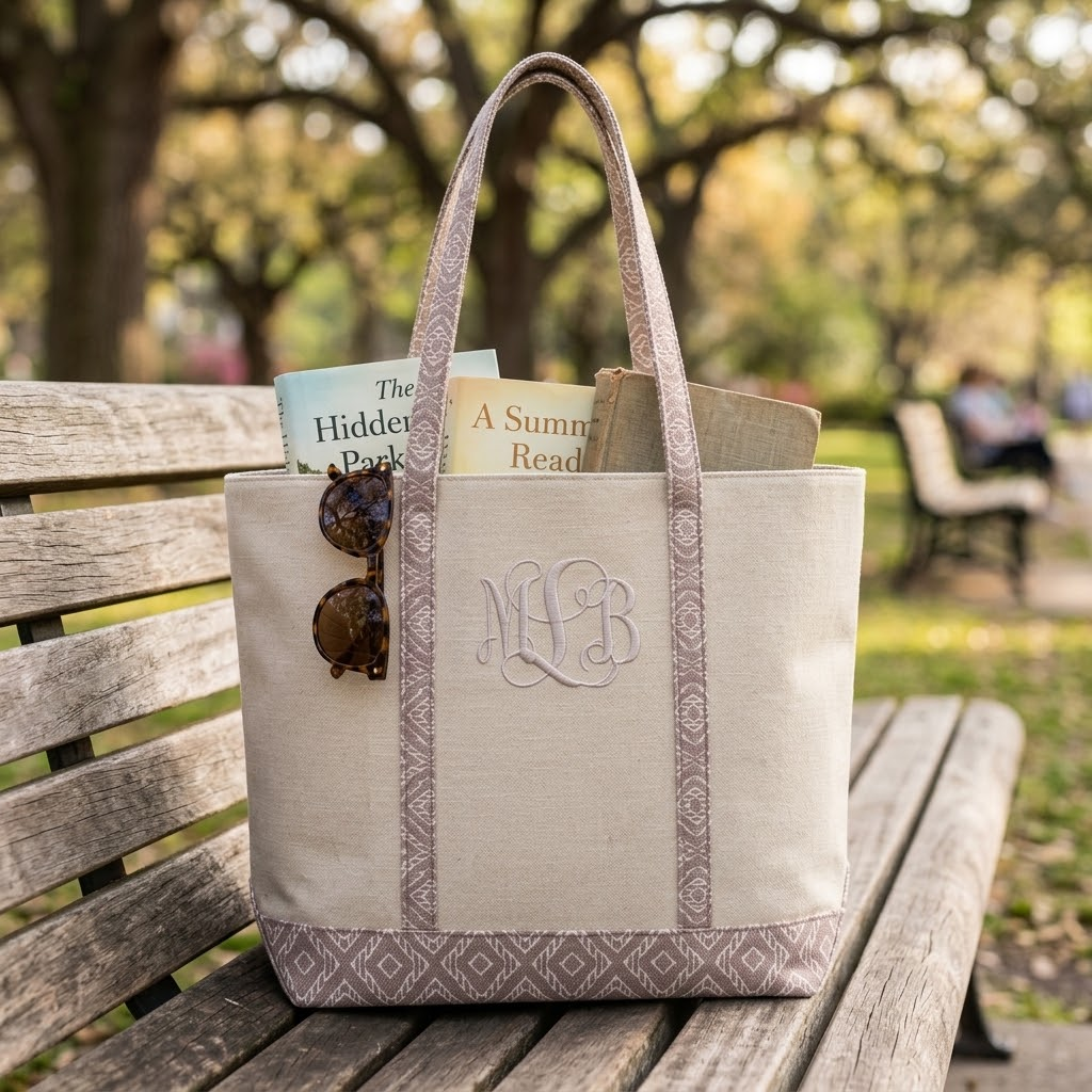 Cabana Club Canvas Tote Bag