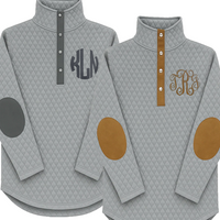 Quilted Patch Pullover