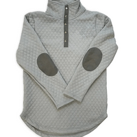 Quilted Patch Pullover