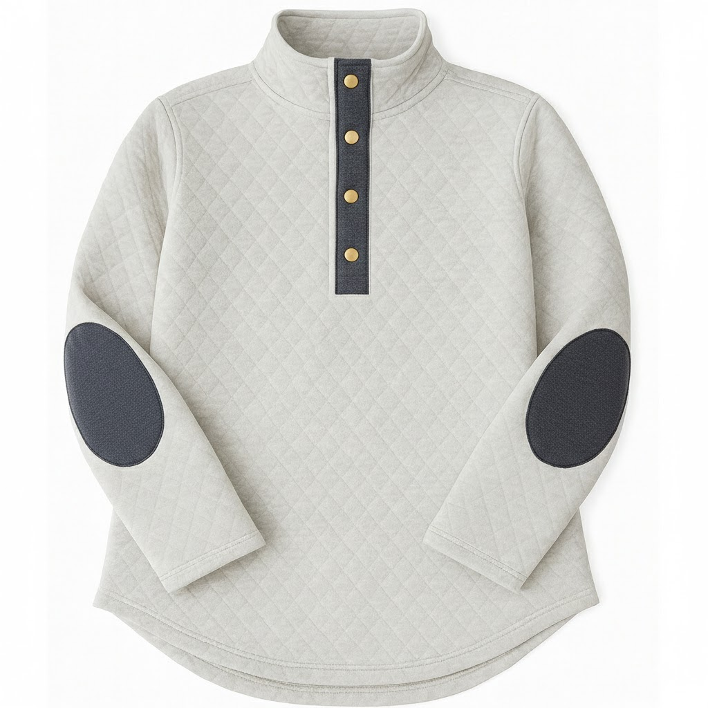 Quilted Sweatshirt