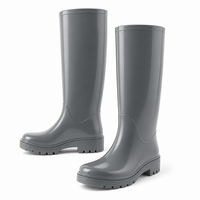 Tall Rubber Rain Boots