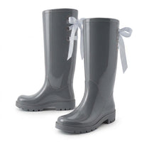 Classic Rubber Rain Boots w/Ribbon