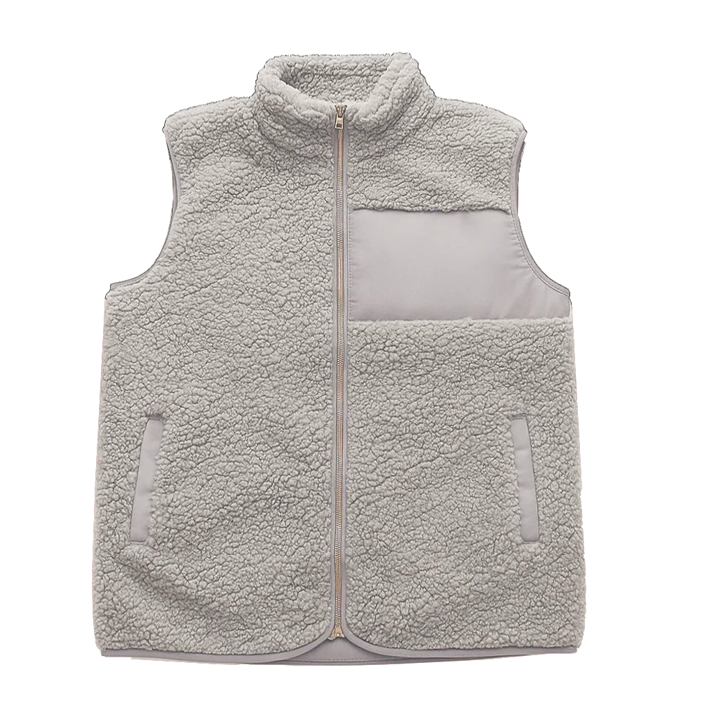 Sherpa Like Fleece Vest