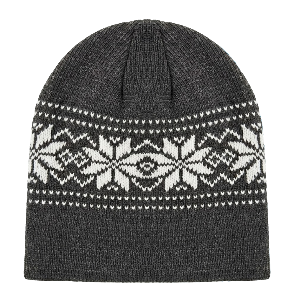 Snowflake Texture Beanie Hat