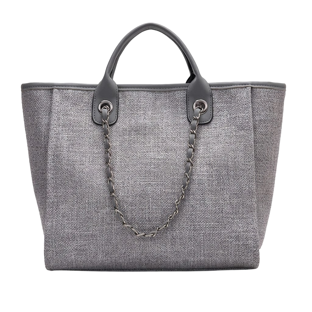 Tweed Chain Handbag