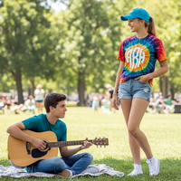 Circle Tie Dye Tee Shirt