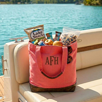Canvas Resort Boater Tote Bag