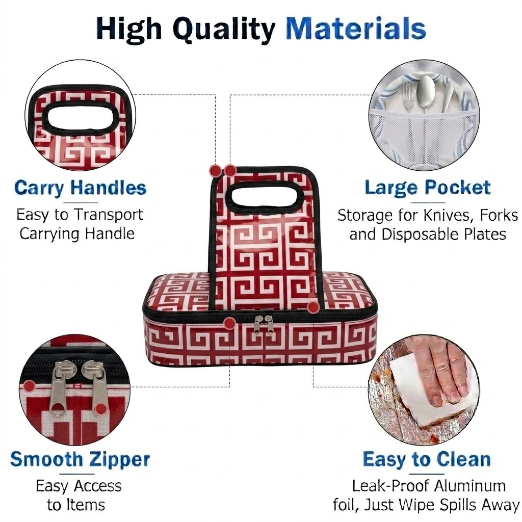 RectangleCasserole Carrier RED/Black