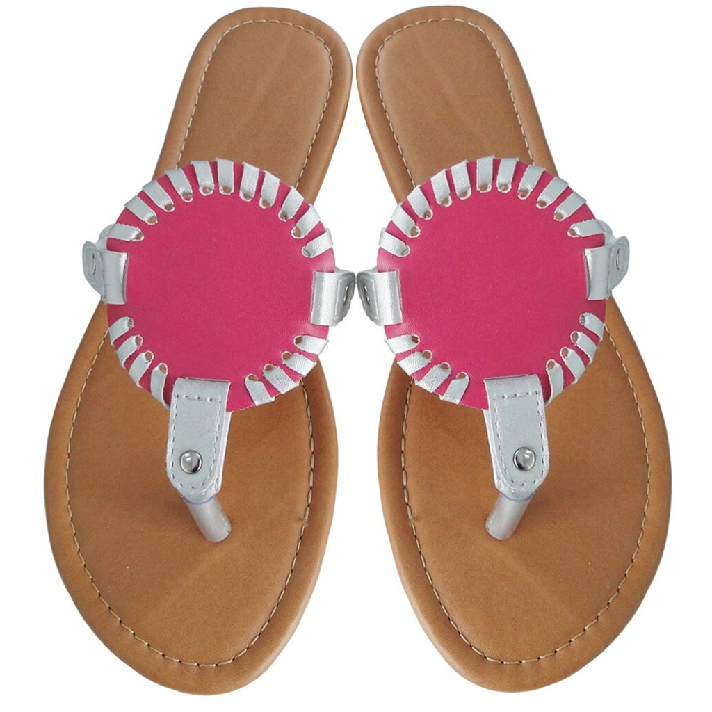 Medallion Disc Sandals