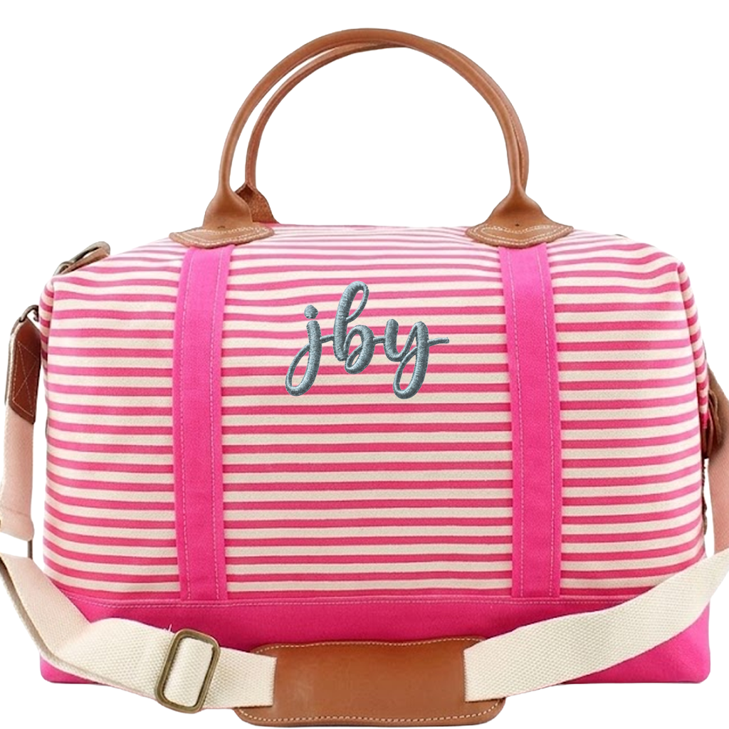 CB Station STRIPE Weekender Duffel Bag
