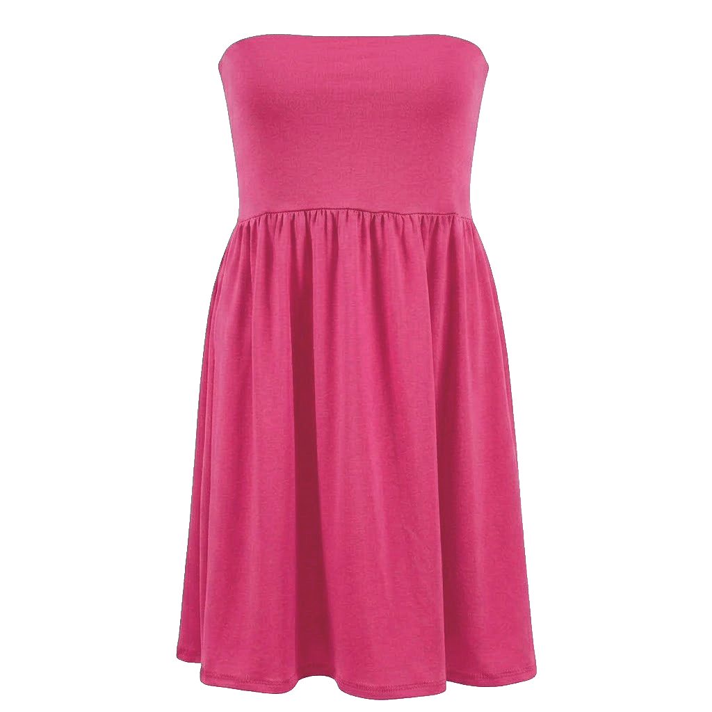 Breezy Beachside Strapless Sun Dress