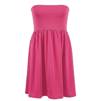 Breezy Beachside Strapless Sun Dress