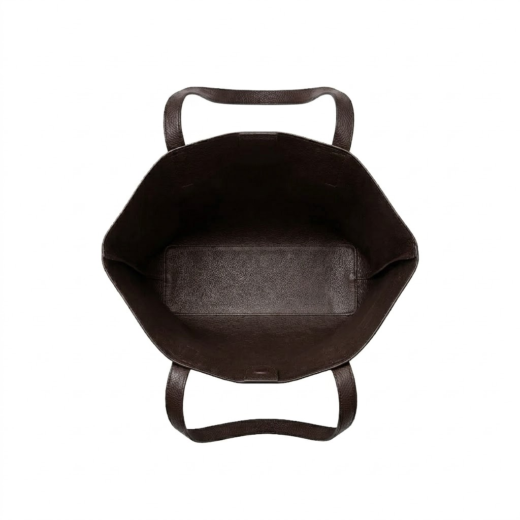 Brown Suede Handbag w/Coin Purse