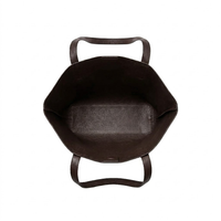 Brown Suede Handbag w/Coin Purse