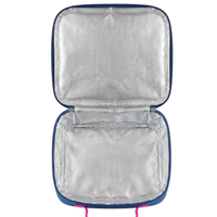 Navy & Pink POLKA DOT Lunch Box