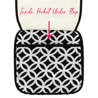 BLACK Interlocking Circle Kids Lunch Box