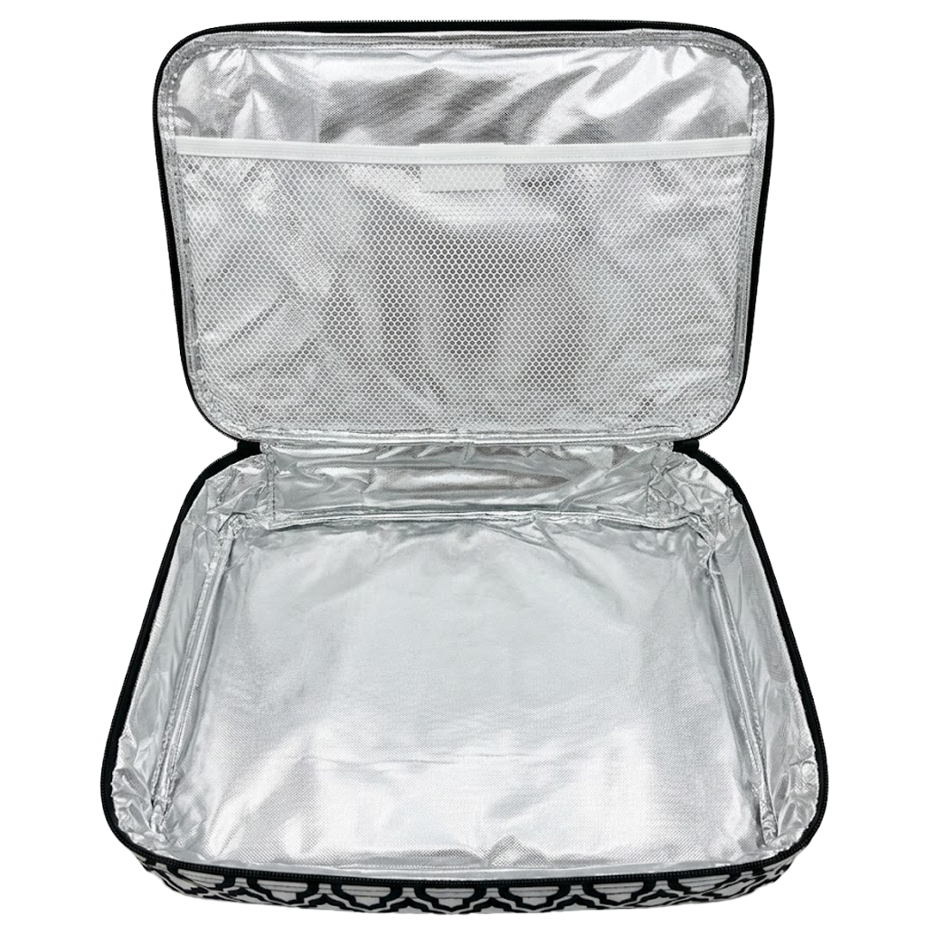 Large Quatrefoil Retangle Casserole Carrier
