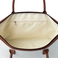 Seersucker WEEKENDER Tote Bag