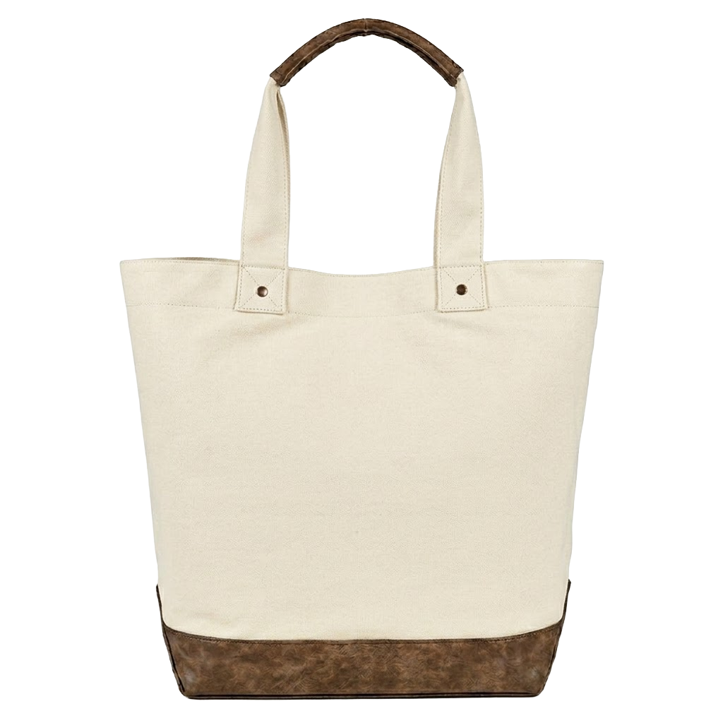 Canvas Resort Boater Tote Bag
