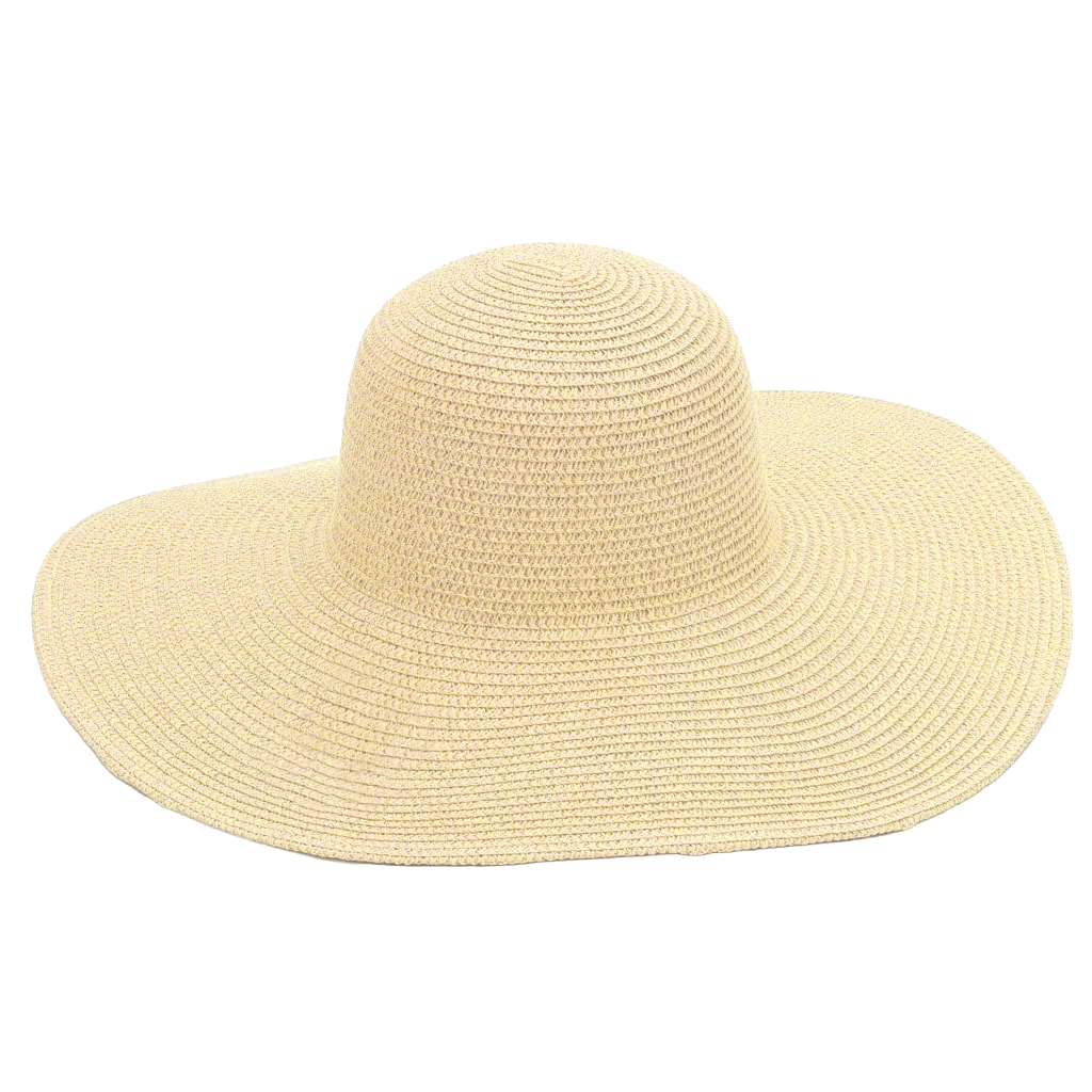 IVORY Floppy Hat w/Patch