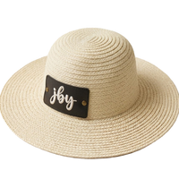 IVORY Floppy Hat w/Patch