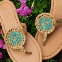 Medallion Cork Sandals