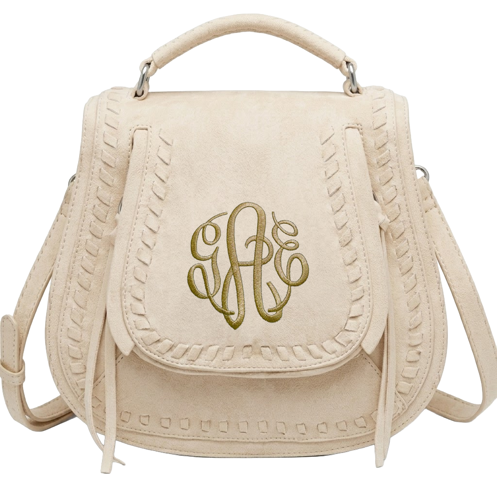 LARGE Khloe Saddle Strap Purse