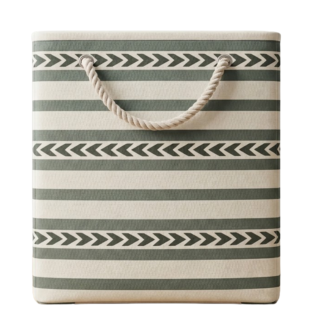 Large Canvas Laundry Tote Bag