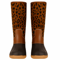 LEOPARD Duck Boots
