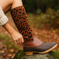LEOPARD Duck Boots