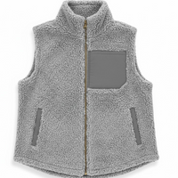 Micro Fuzzy Patch Pocket Vest