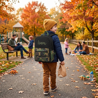 Child's Camo Backpack