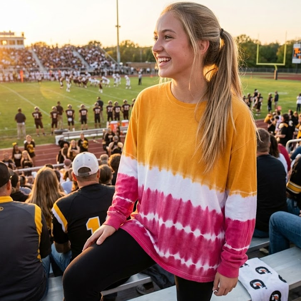 Game Day Jersey Pullover - Tie Dye