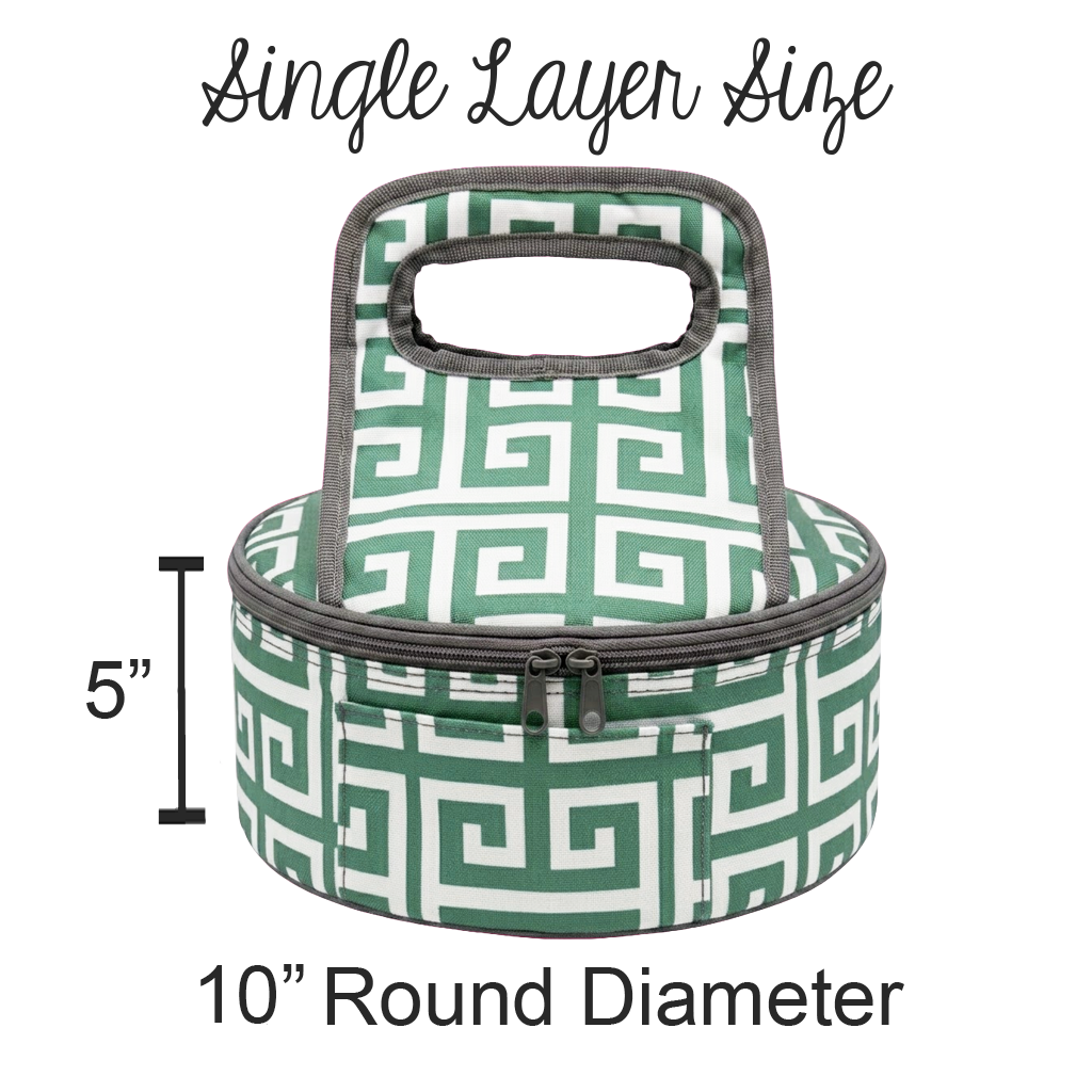 Pie & Casserole Carrier - LIME/Grey