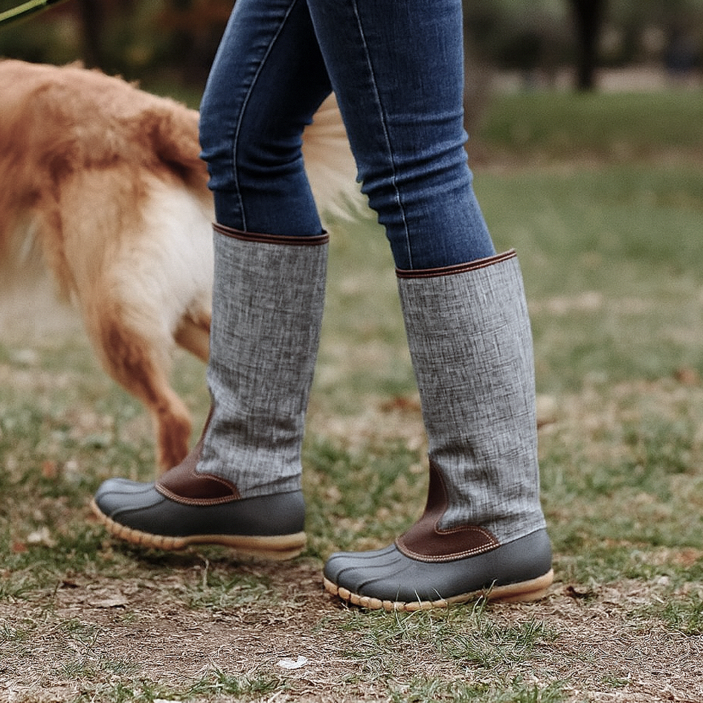 LINEN Duck Boots
