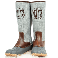 LINEN Duck Boots