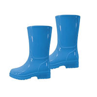 Children's Rubber Rain Boots w/Ribbon