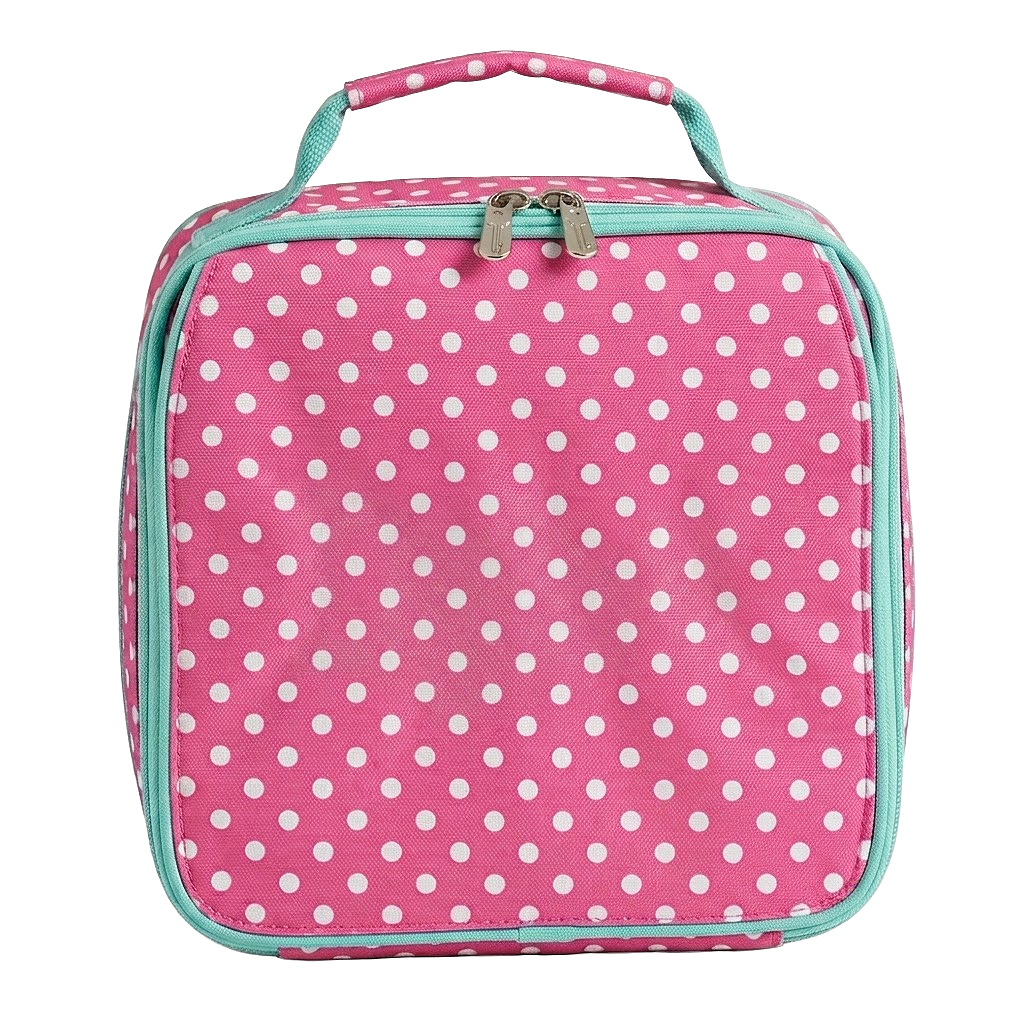 Pink Polka Dot Lunch Box - Kids