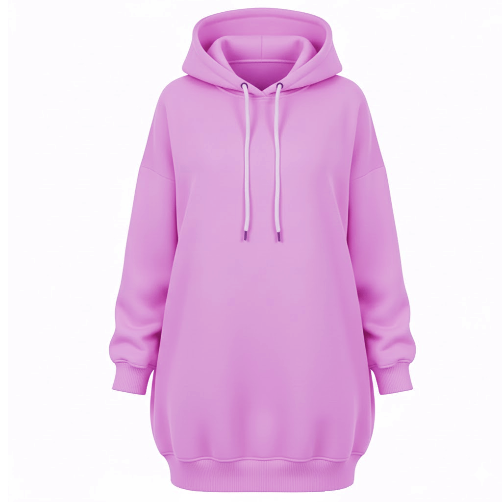 Long Hooded Sweatshirt