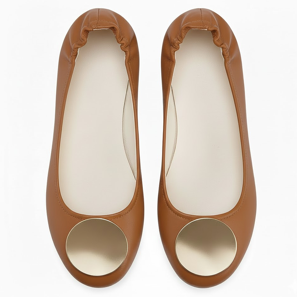 Medallion Ballet Flats