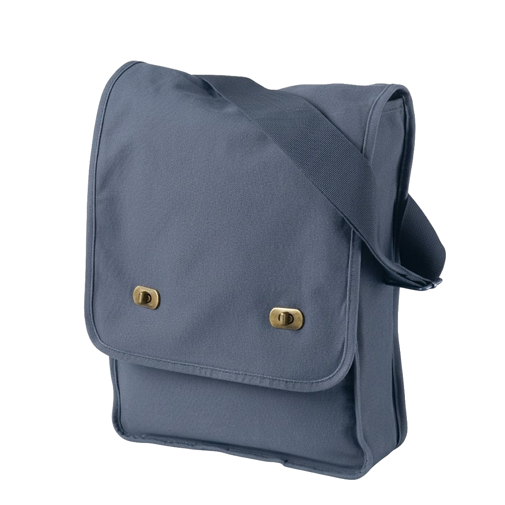 Canvas Crossbody Messenger Tote Bag