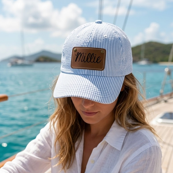 Seersucker Resort Baseball Hat