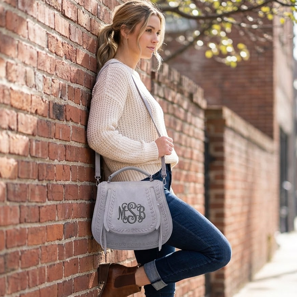 Khloe Mini Saddle Strap Purse